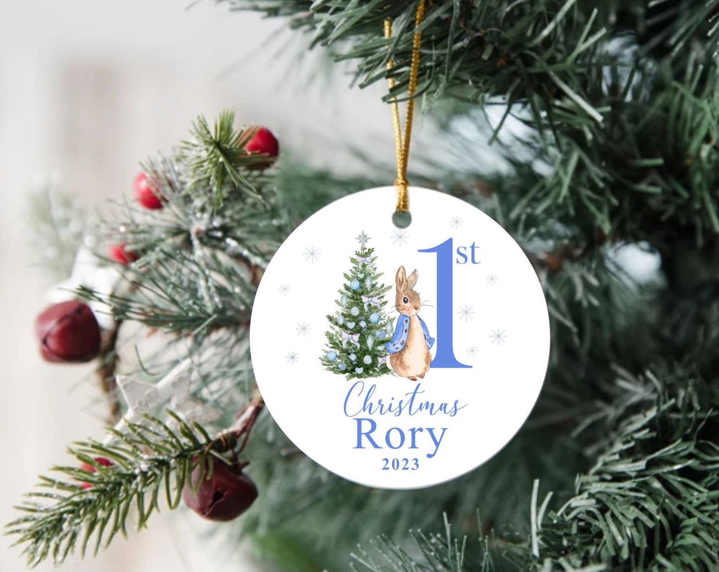 'Baby's First Christmas' Christmas Tree Ornament