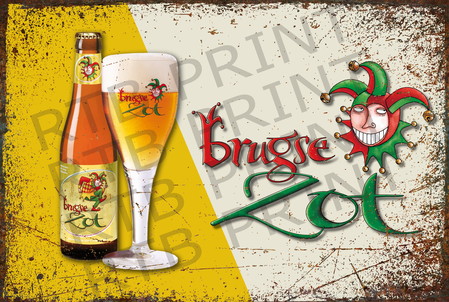 Bruge Zot A4 Metal Sign (2)