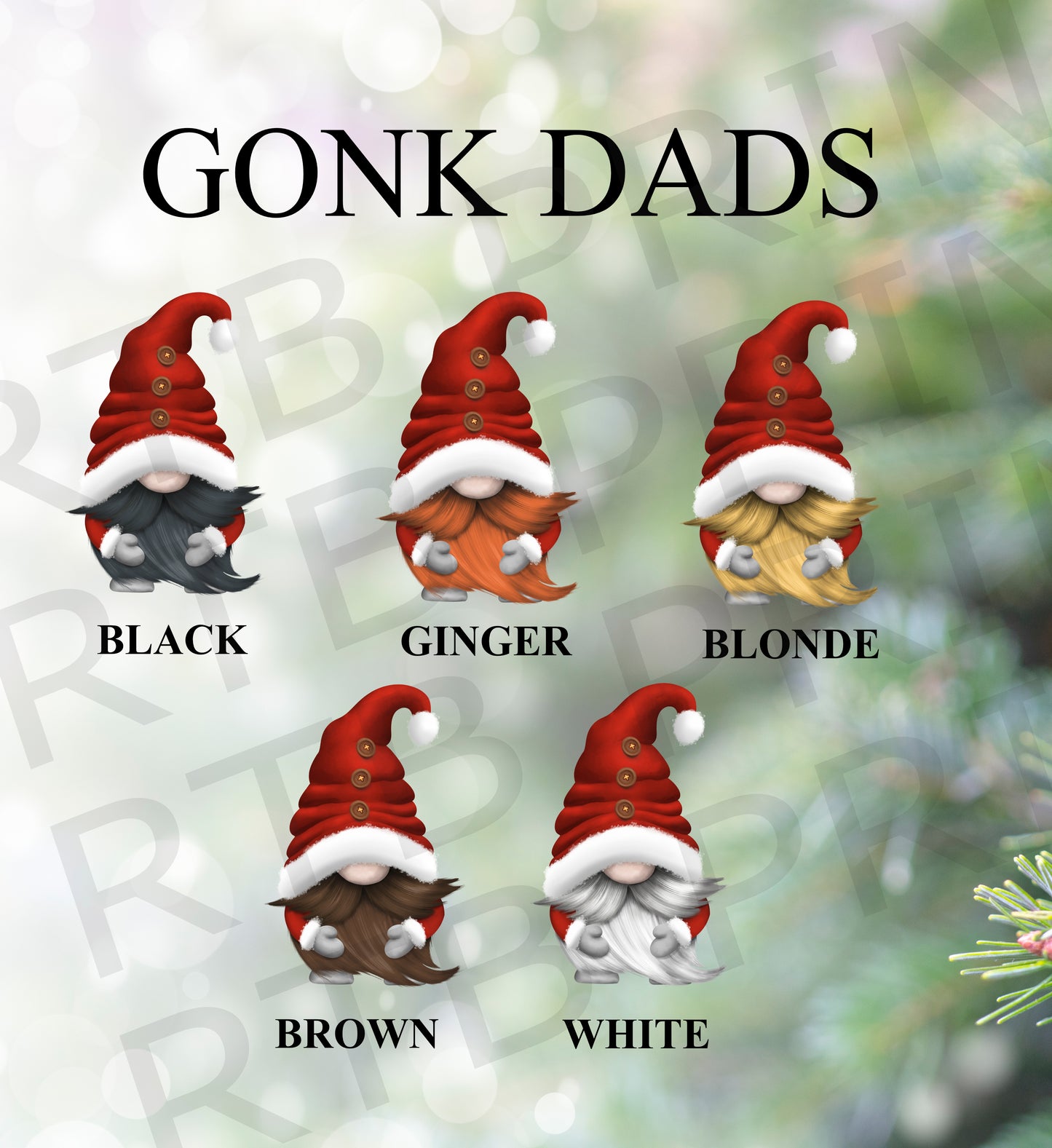 Gonk Christmas Tree Ornament