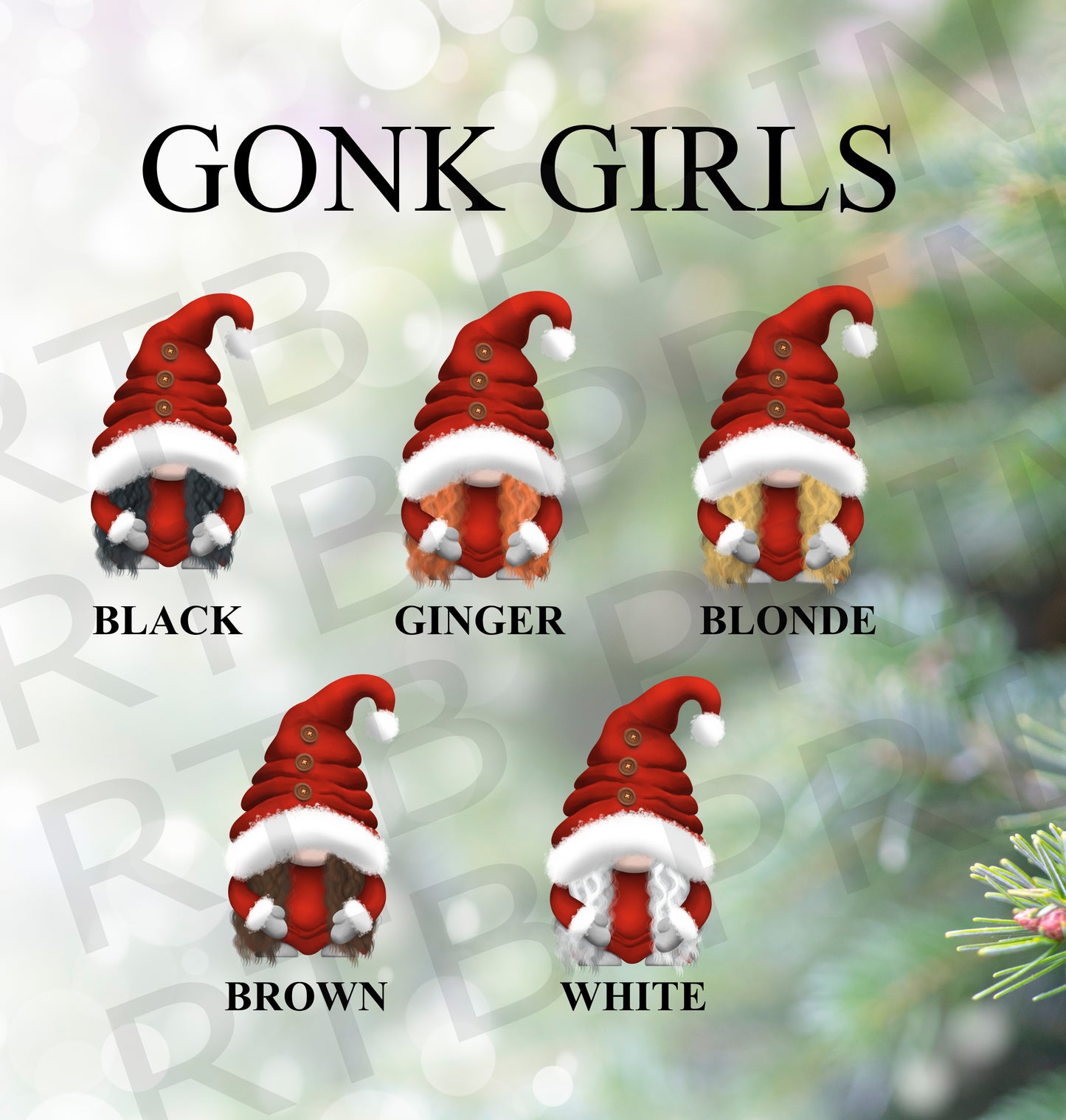 Gonk Christmas Tree Ornament
