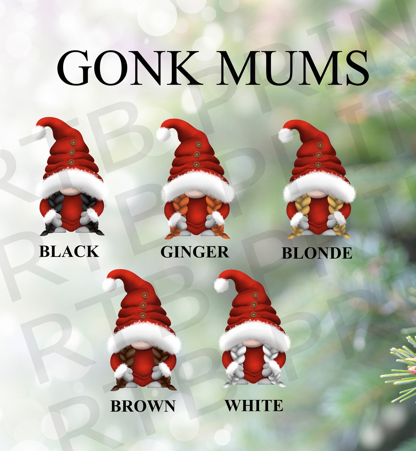 Gonk Christmas Tree Ornament