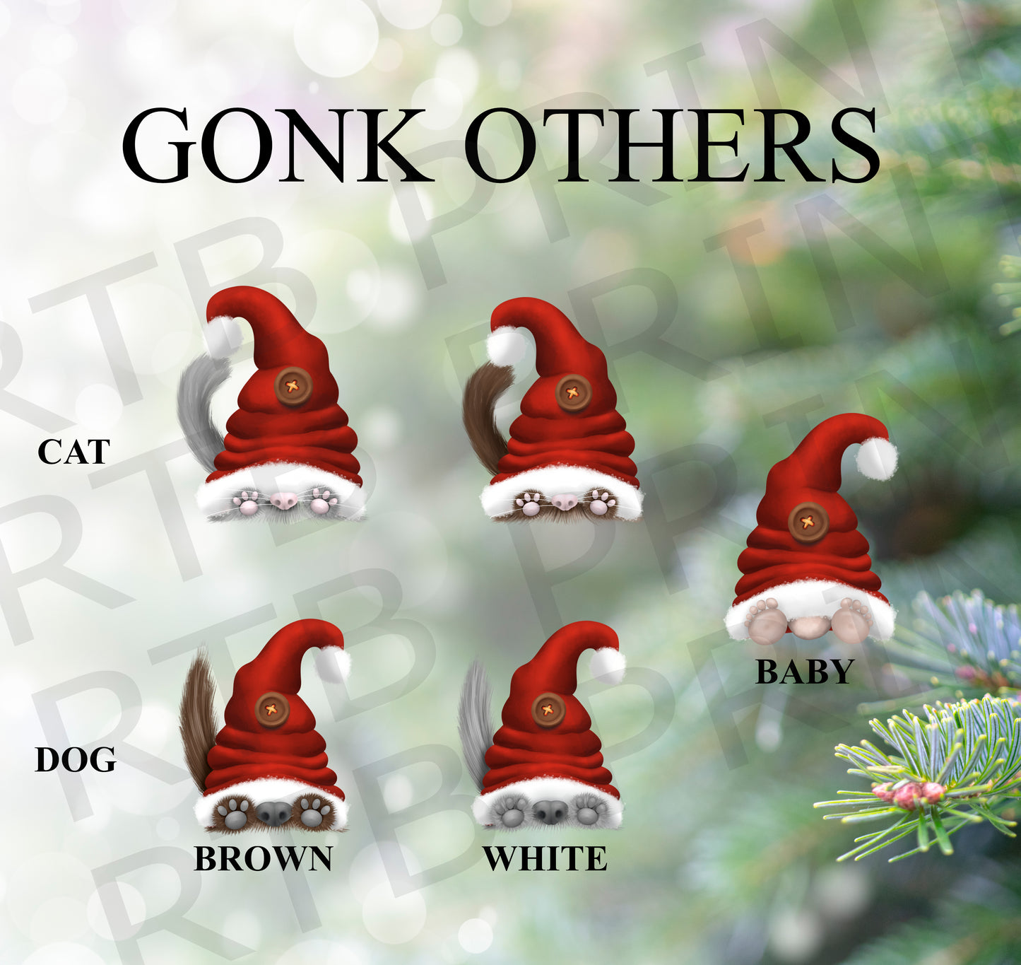 Gonk Christmas Tree Ornament