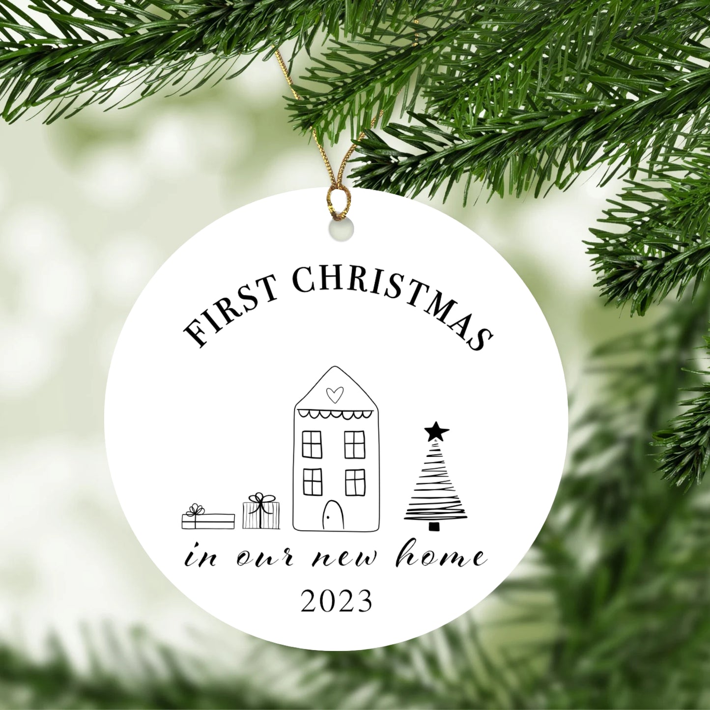 'New Home' Christmas Tree Ornament