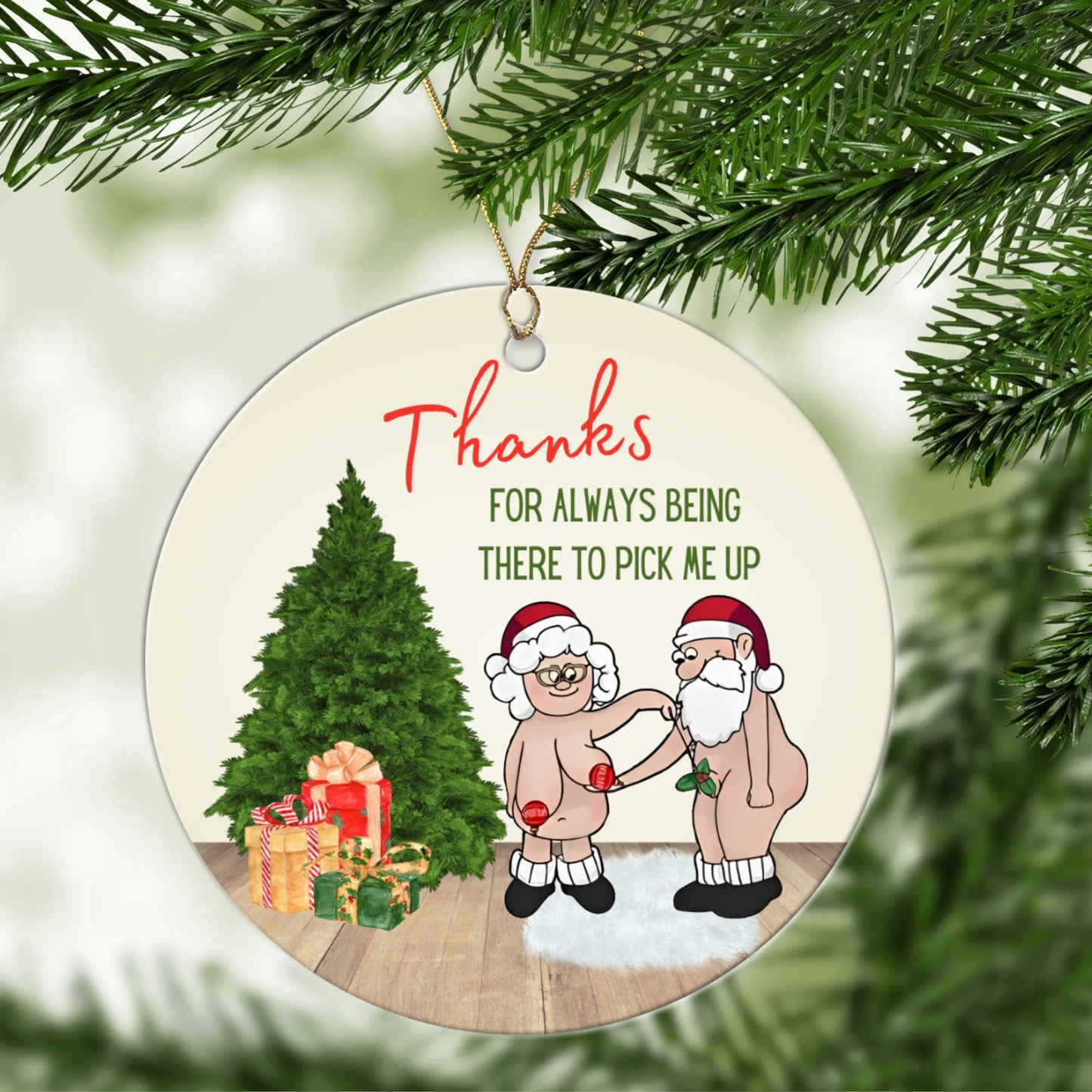 Novelty Christmas Tree Ornament 'Oldies'
