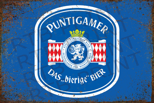 Puntigamer A4 Metal Sign
