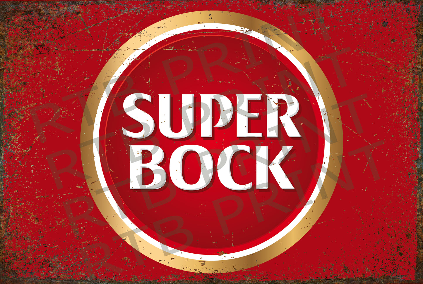 Superbock A4 Metal Sign