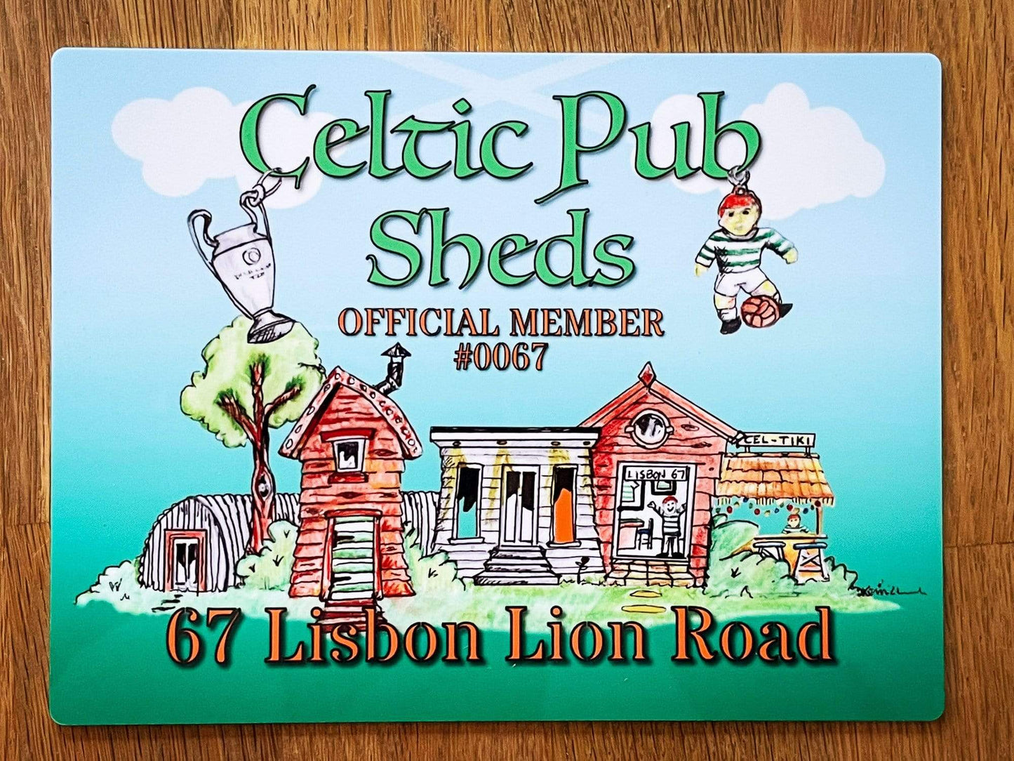 BEST VALUE - Celtic Pub Sheds Full Members Kit Raise the Bar Print and Design - Raise the Bar