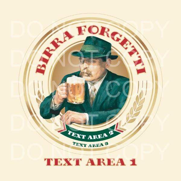 Birra Forgetti - Parody Coaster (set of 4) Raise the Bar Print and Design - Raise the Bar