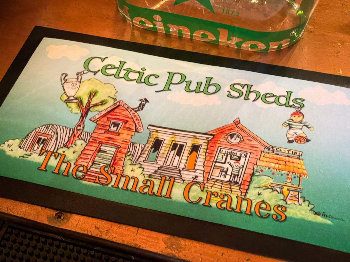 Celtic Pub Sheds Bar Runner Raise the Bar Print and Design - Raise the Bar