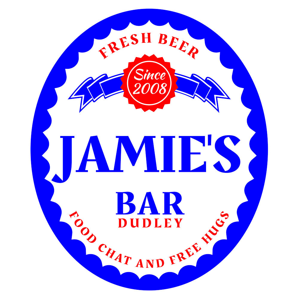 Pub Shed Branding Kit #2 (Logo plus 1 Acrylic Sign, 2 Bar Runners, 6 Coasters, 2 Openers)