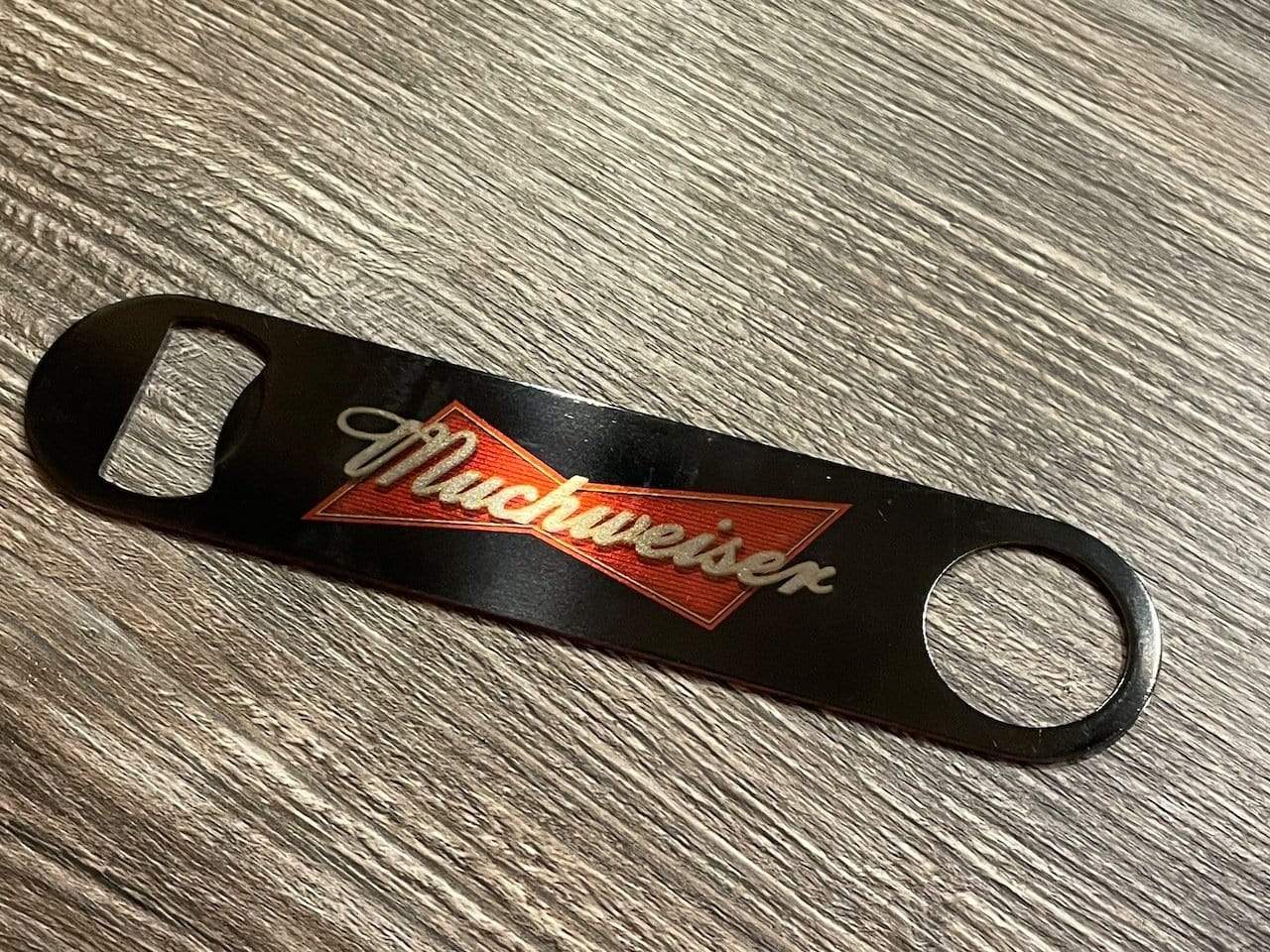 Muchweiser Bottle Opener Raise the Bar Print and Design - Raise the Bar