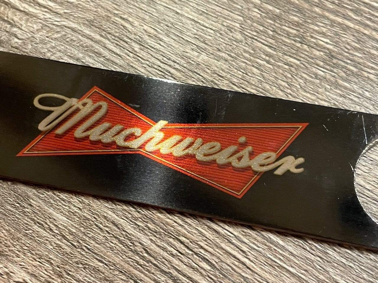 Muchweiser Bottle Opener Raise the Bar Print and Design - Raise the Bar