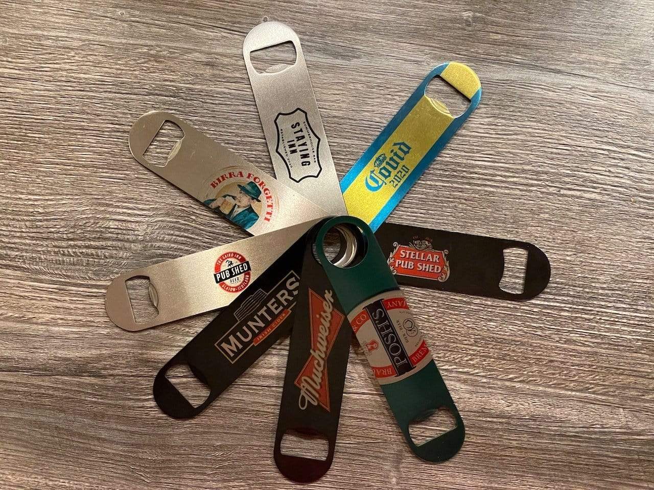 Muchweiser Bottle Opener Raise the Bar Print and Design - Raise the Bar