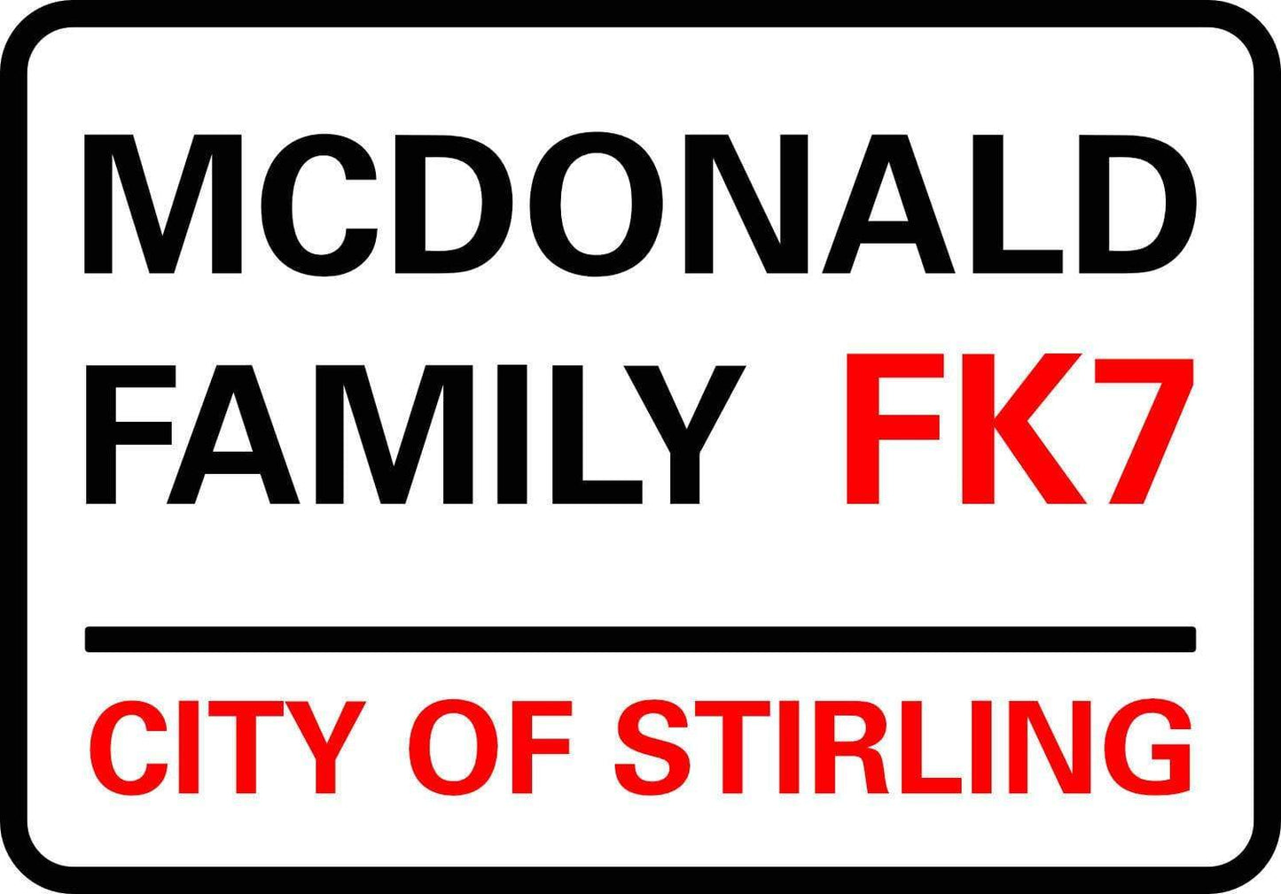 Personalised Street Sign Raise the Bar Print and Design - Raise the Bar