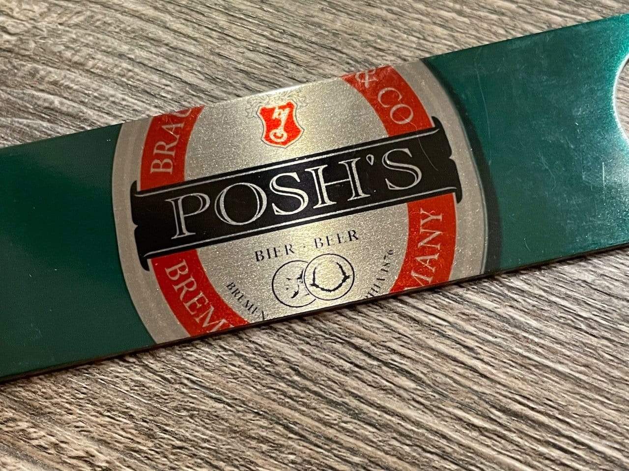 Posh's Bottle Opener Raise the Bar Print and Design - Raise the Bar