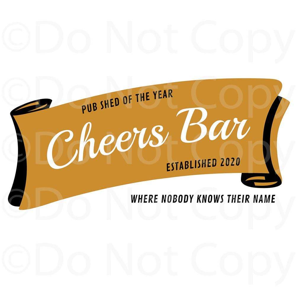 Pub Shed Branding Kit #1 Raise the Bar Print and Design - Raise the Bar