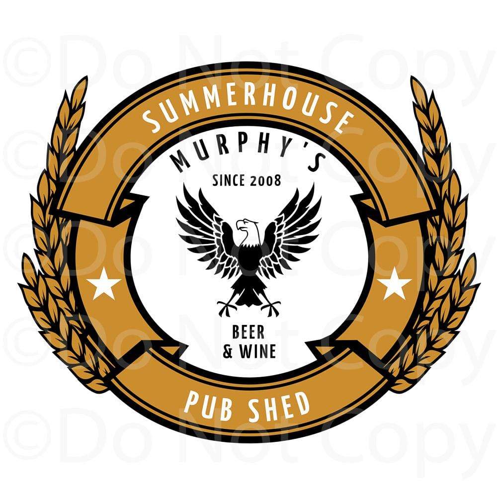 Pub Shed Branding Kit #1 Raise the Bar Print and Design - Raise the Bar