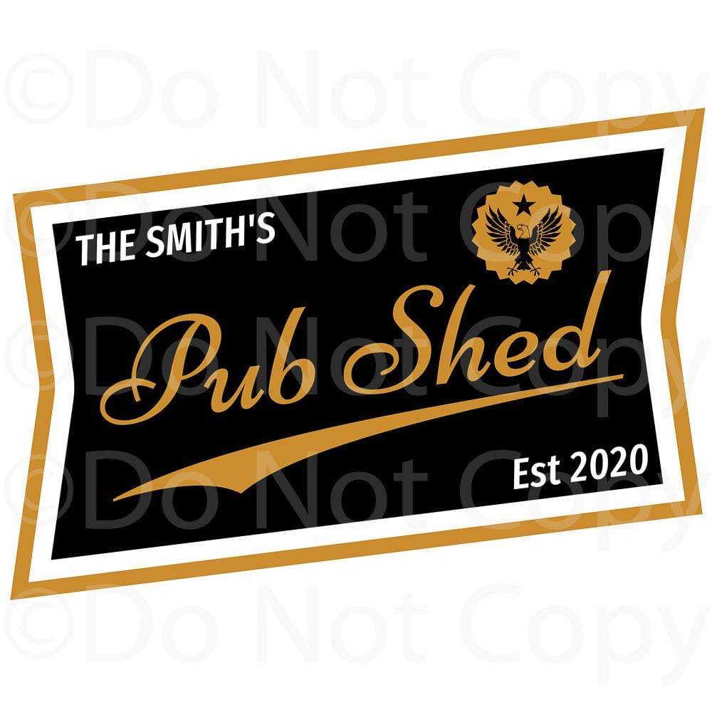 Pub Shed Branding Kit #1 Raise the Bar Print and Design - Raise the Bar
