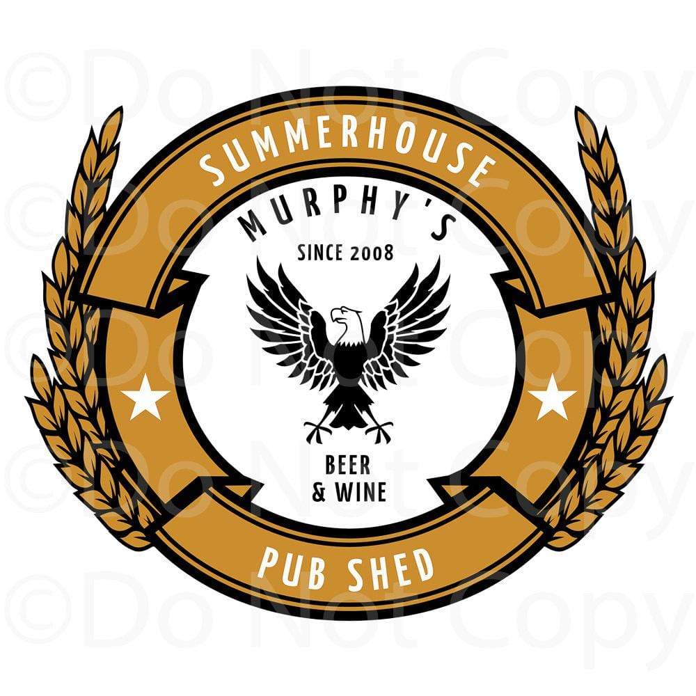 Pub Shed Branding Kit #1 Raise the Bar Print and Design - Raise the Bar