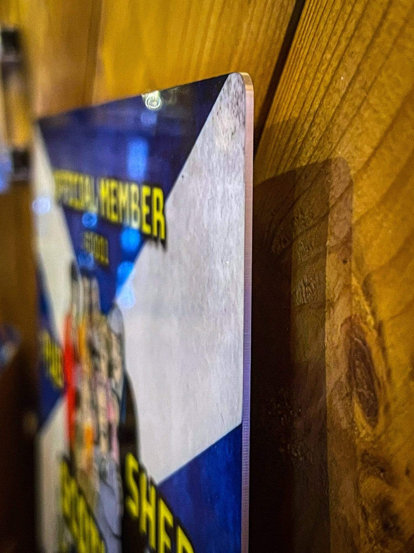 Pub Sheds Scotland Official Members Plaque Raise the Bar Print and Design - Raise the Bar