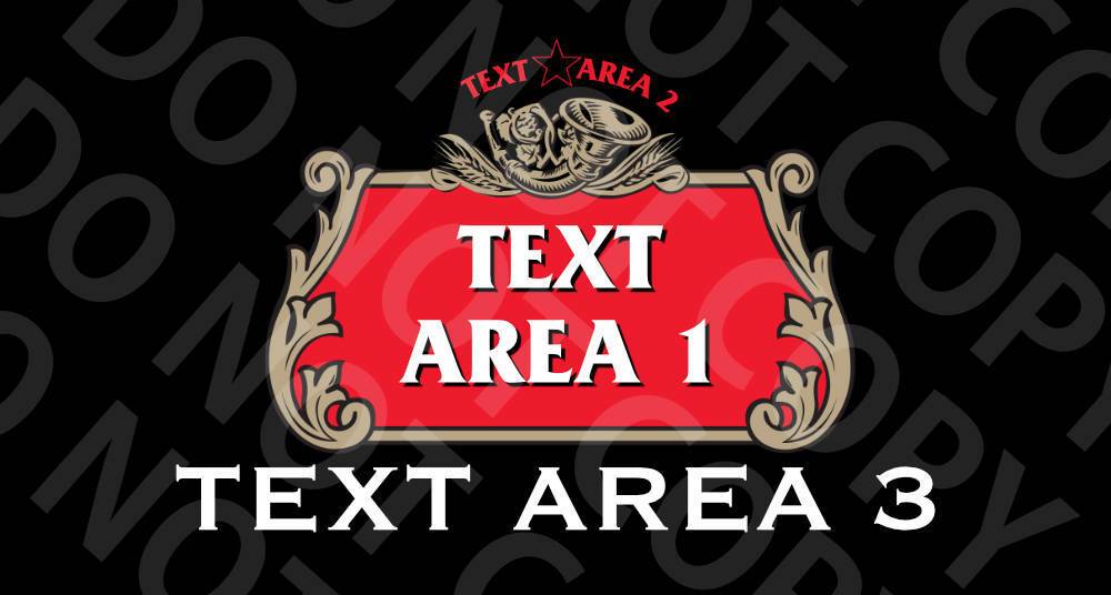Stellar - Parody Bar Runner - Beer Mat Raise the Bar Print and Design - Raise the Bar