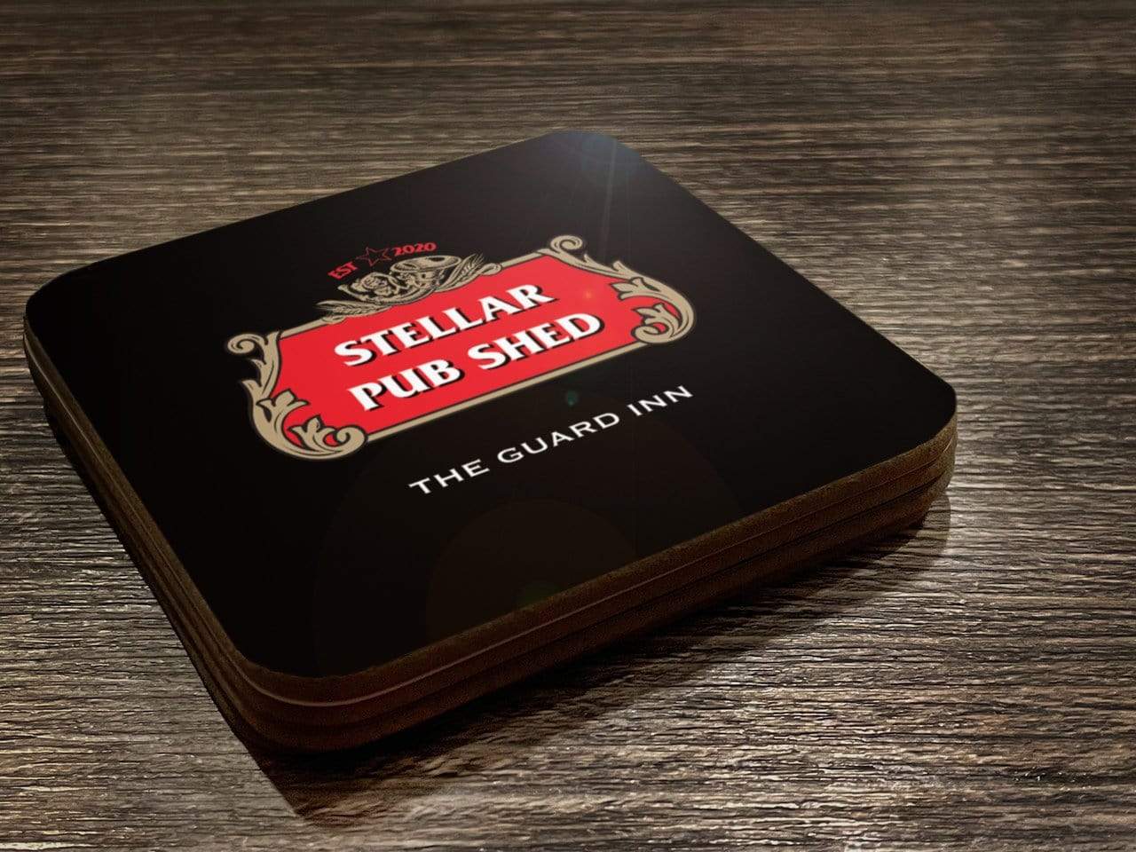 STELLAR - Parody Coaster (set of 4) Raise the Bar Print and Design - Raise the Bar