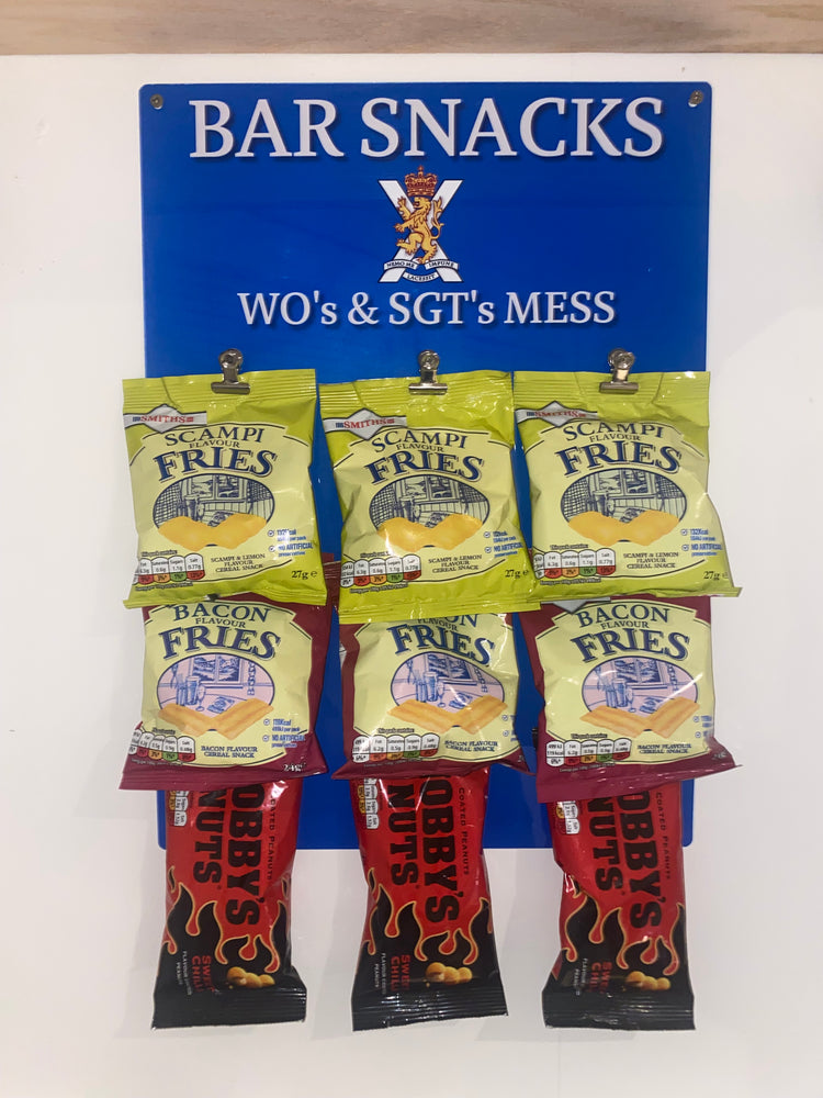 Complementary Snacks. Sign Bar Snacks Signs – RTB Print & Design