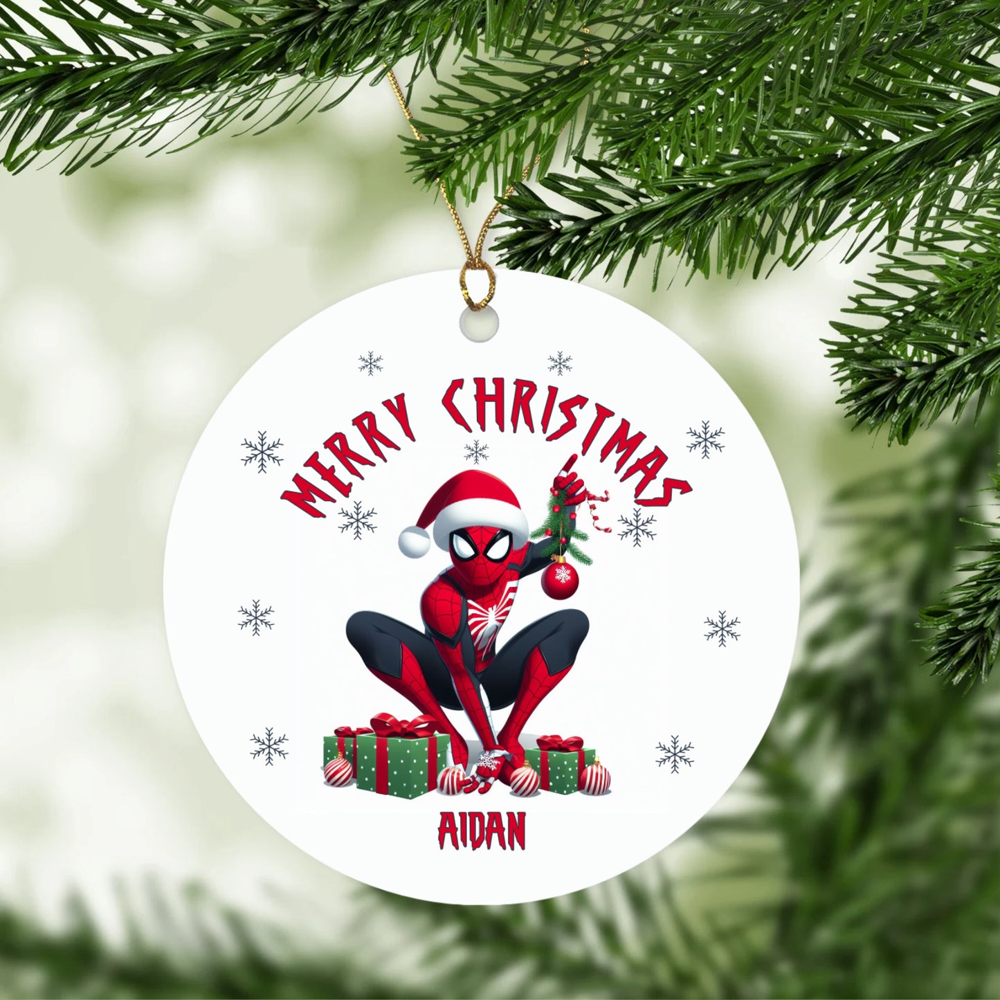 'Spiderman' Christmas Tree Ornament