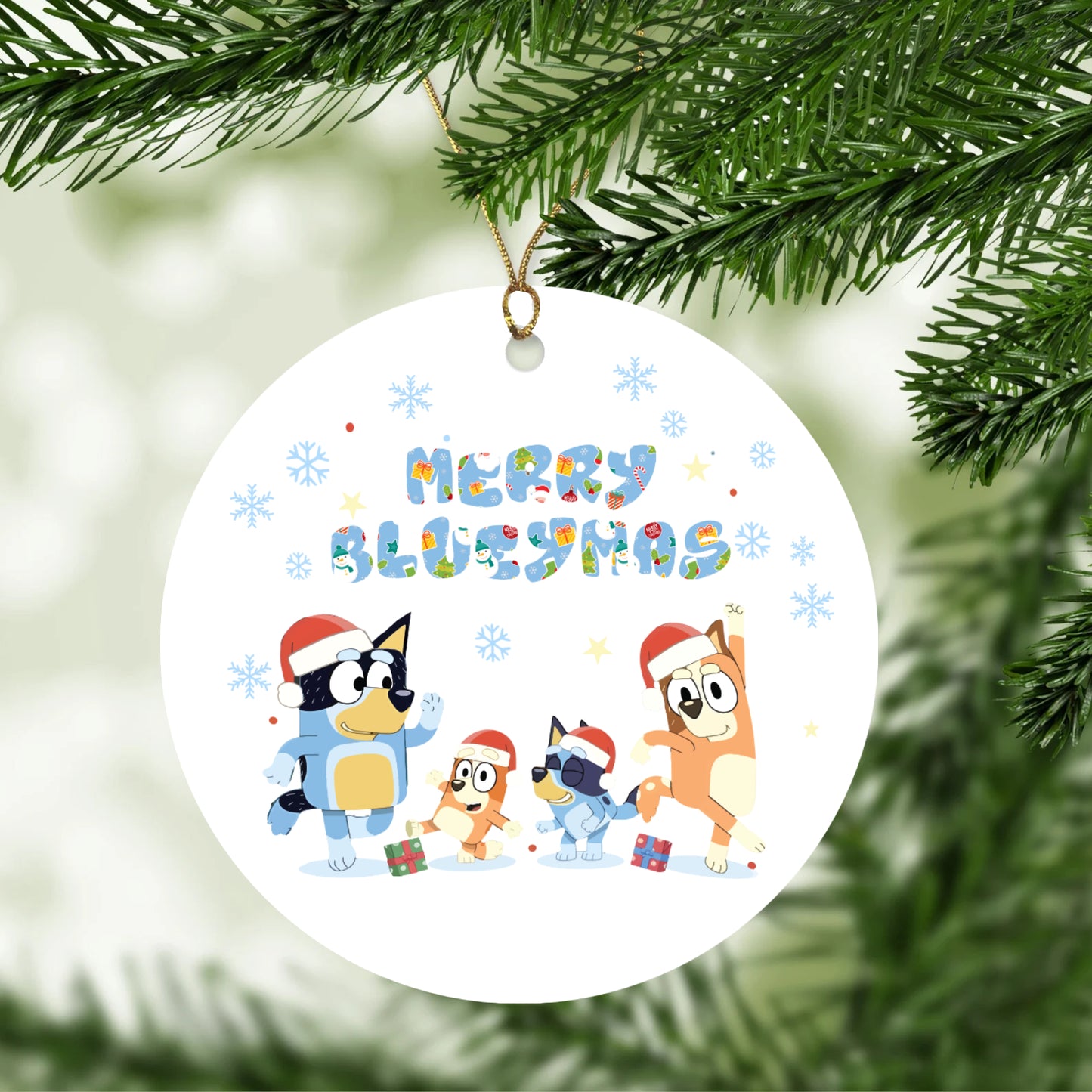 'Bluey' Christmas Tree Ornament