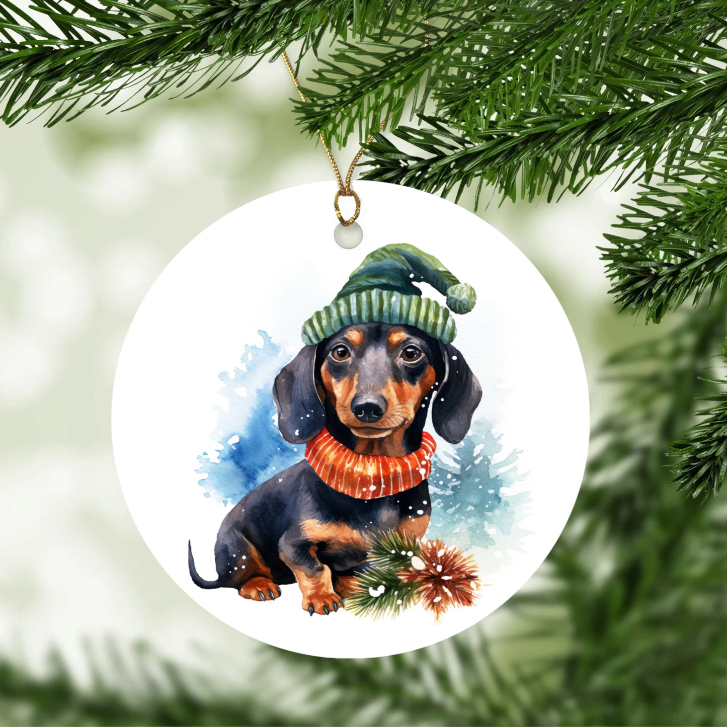 'Dachshund' Christmas Tree Ornament