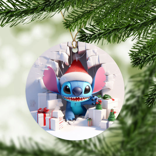 'Stitch' Christmas Tree Ornament