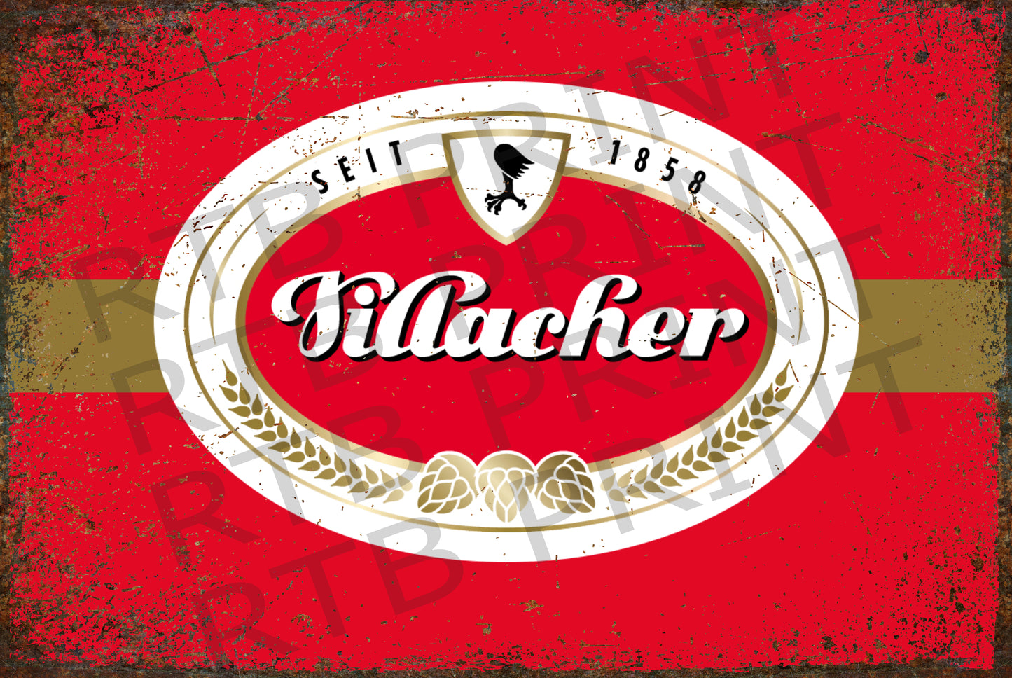 Villacher A4 Metal Sign