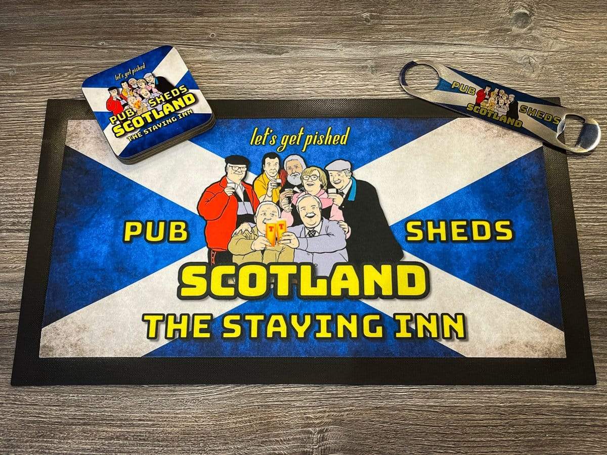 BEST VALUE - Pub Sheds Scotland Full Members Kit Raise the Bar Print and Design - Raise the Bar