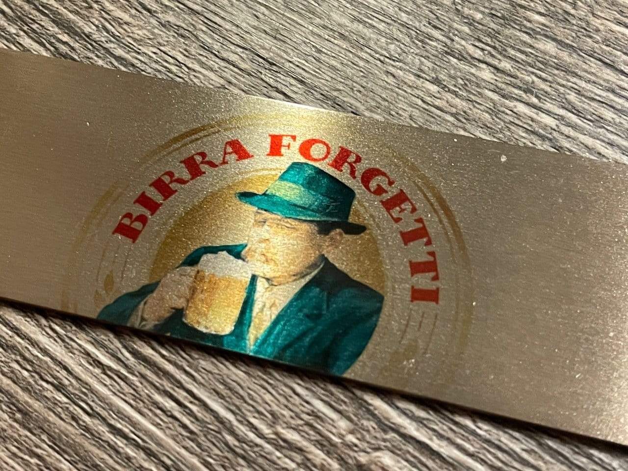 Birra Forgetti Bottle Opener Raise the Bar Print and Design - Raise the Bar