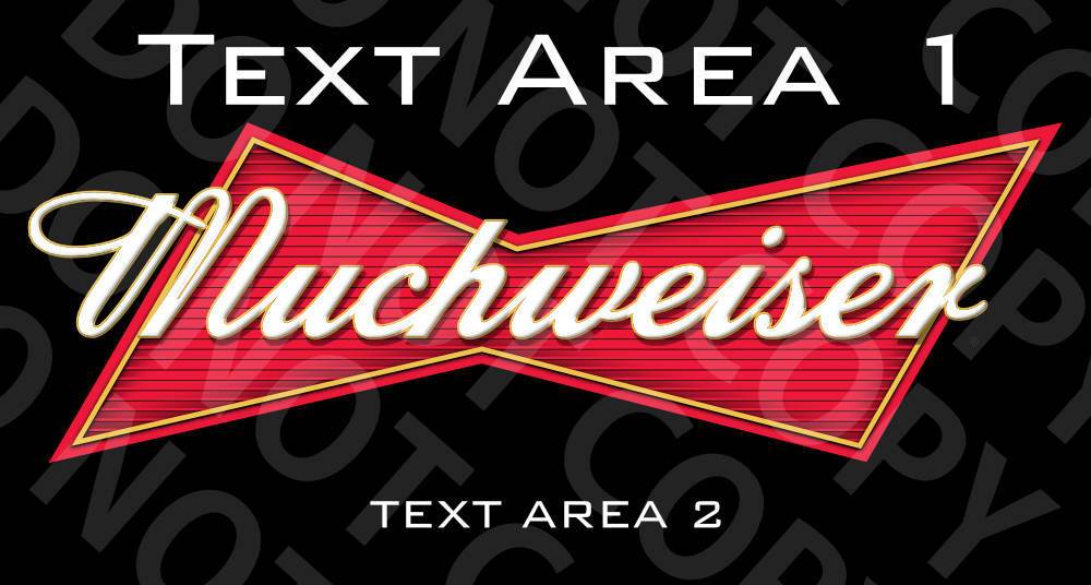 Muchweiser - Parody Bar Runner - Beer Mat Raise the Bar Print and Design - Raise the Bar