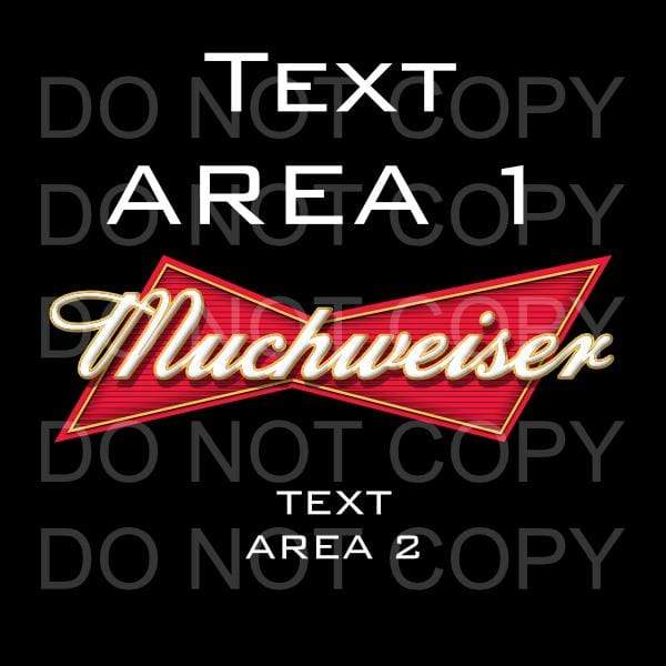 Muchweiser - Parody Coaster (set of 4) Raise the Bar Print and Design - Raise the Bar