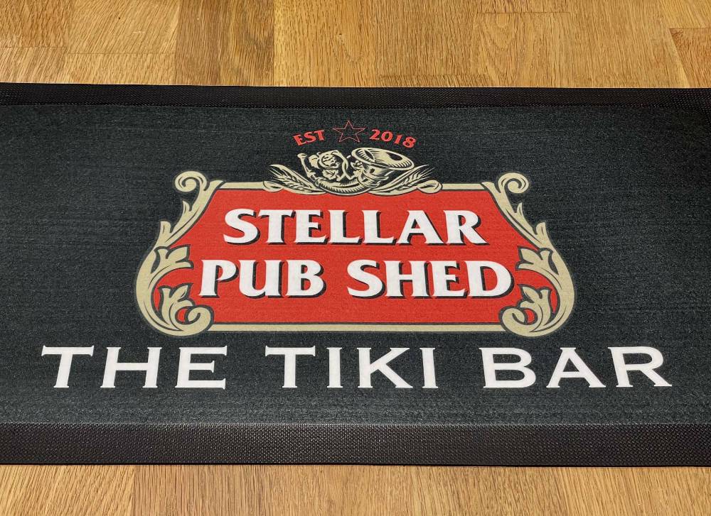 Stellar - Parody Bar Runner - Beer Mat Raise the Bar Print and Design - Raise the Bar